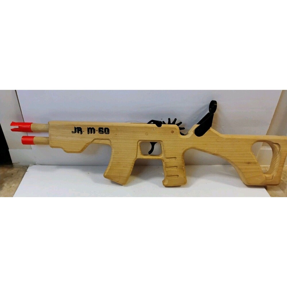 Magnum Enterprises Junior M-60 Toy Wooden Rubber Band Combat Rifle